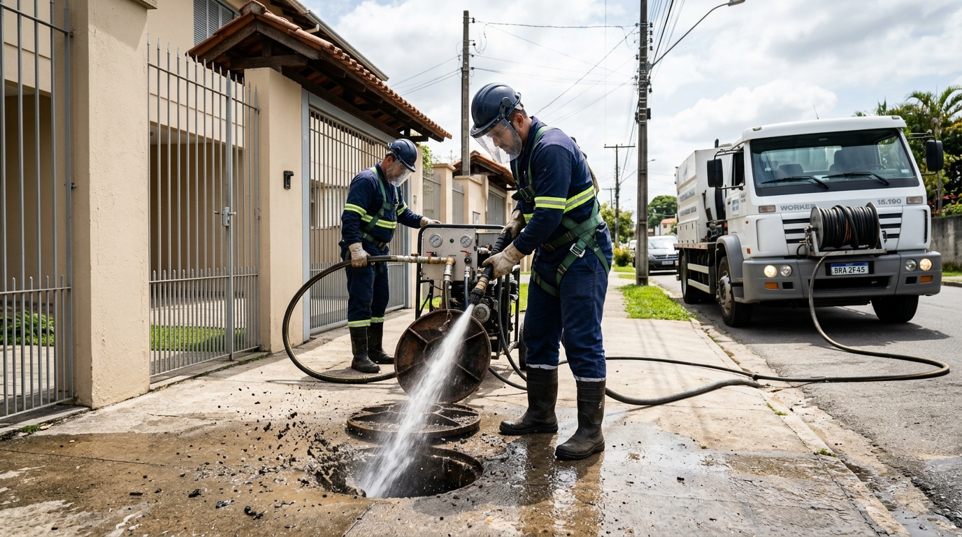Limpeza de Tubulação com Hidrojato em Osasco‑SP